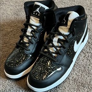 Nike Shoes Black Glitter 